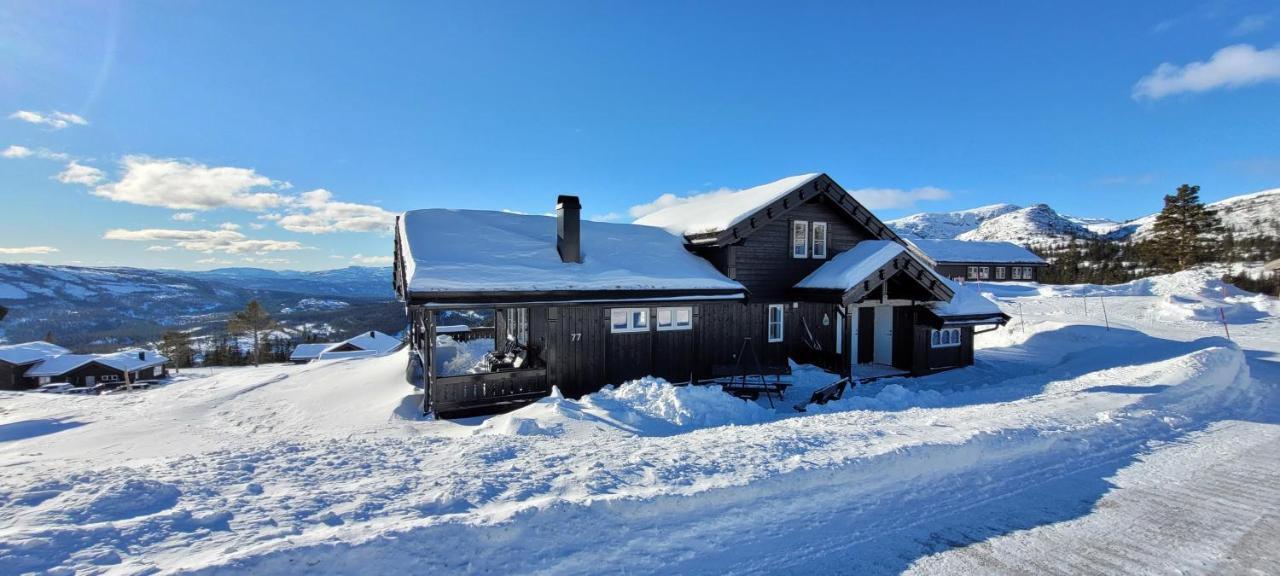 Wonderful Cabin With Amazing Mountain - View Lifjell Exterior photo