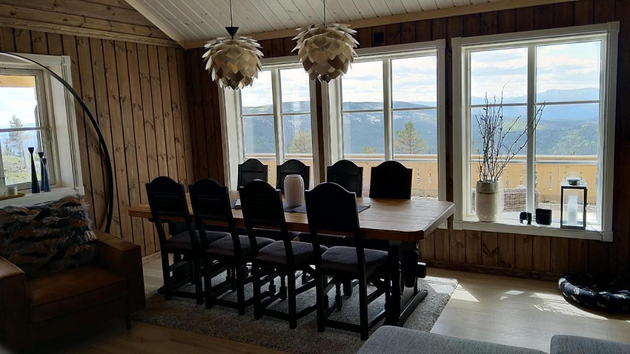 Wonderful Cabin With Amazing Mountain - View Lifjell Exterior photo