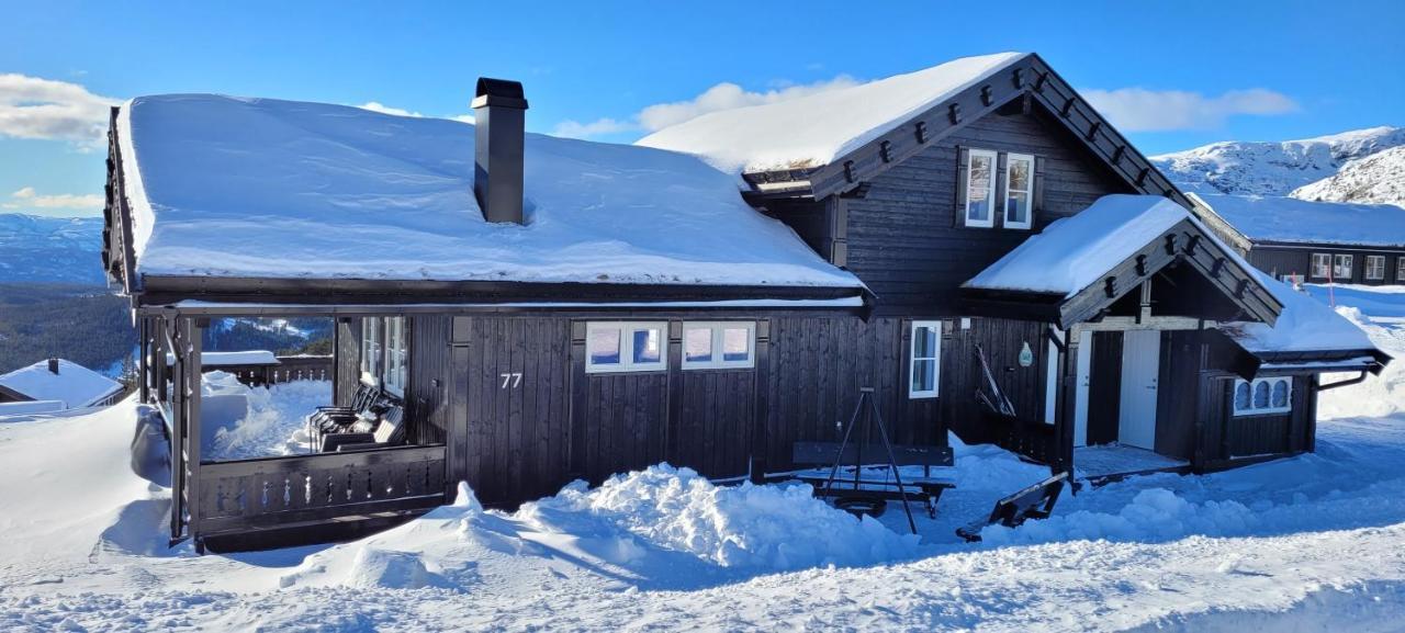 Wonderful Cabin With Amazing Mountain - View Lifjell Exterior photo